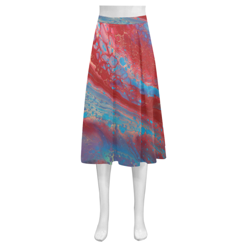 Enjoy your life 1 Mnemosyne Women's Crepe Skirt (Model D16)