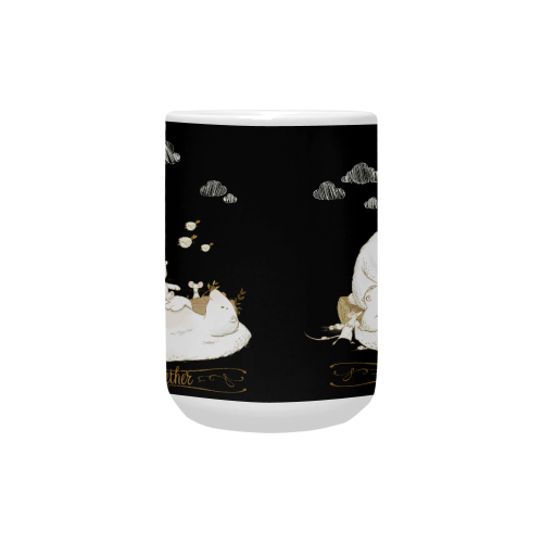 Happy Bear Family Custom Ceramic Mug (15OZ)