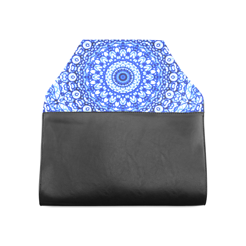 Blue Mandala Mehndi Style G403 Clutch Bag (Model 1630)