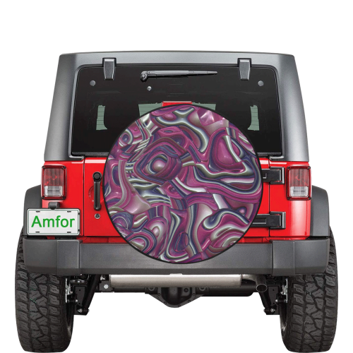 Abstract Art Deco 14 by JamColors 34 Inch Spare Tire Cover