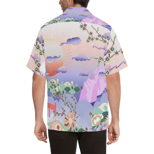 Japanese Garden 1 Shirt 105 Hawaiian Shirt (Model T58)
