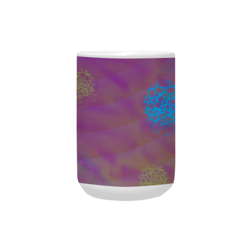Ripple Aubergine Custom Ceramic Mug (15OZ)