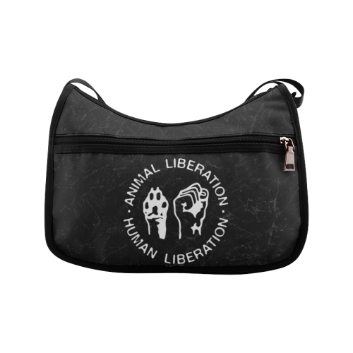 Animal Liberation, Human Liberation Crossbody Bags (Model 1616)