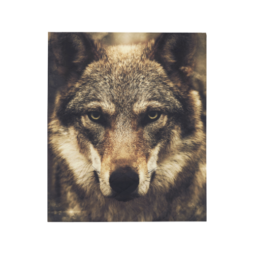 Wolf 2 Animal Nature Quilt 50"x60"