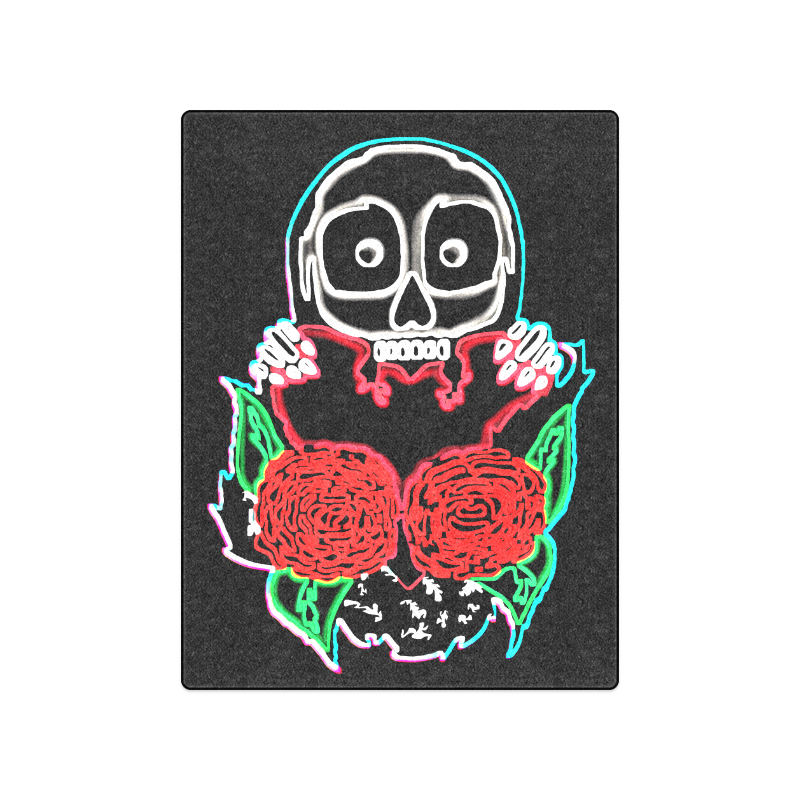 Love You To Neon Death Blanket 50"x60"