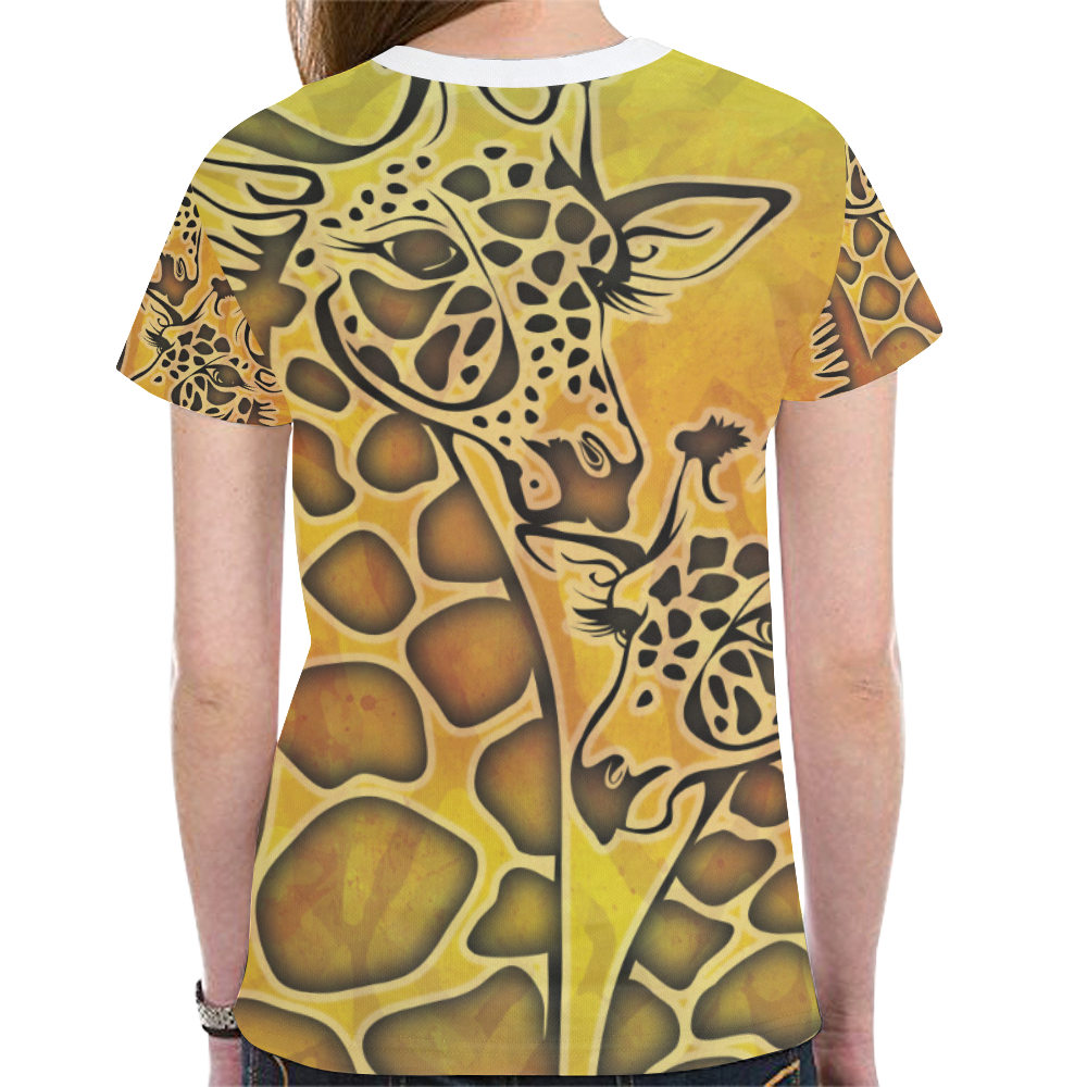 Safari-Life New All Over Print T-shirt for Women (Model T45)
