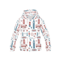 I love London All Over Print Hoodie for Kid (USA Size) (Model H13)