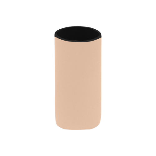color apricot Neoprene Can Cooler 5" x 2.3" dia.