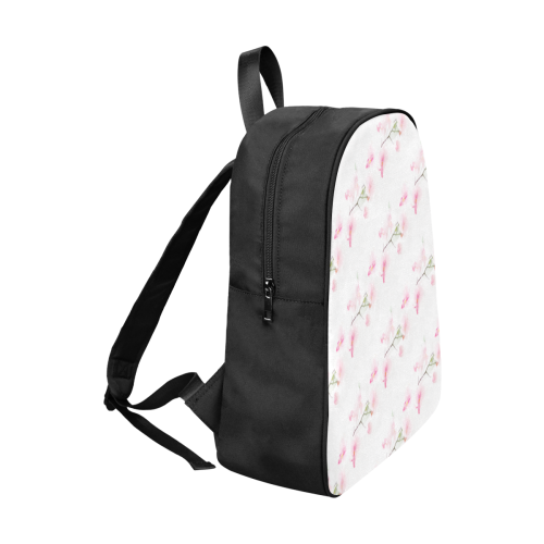 PATTERN ORCHIDÉES Fabric School Backpack (Model 1682) (Large)