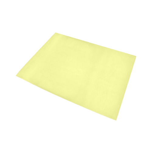 color canary yellow Area Rug7'x5'
