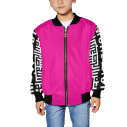 M1 Kids' All Over Print Bomber Jacket (Model H40)