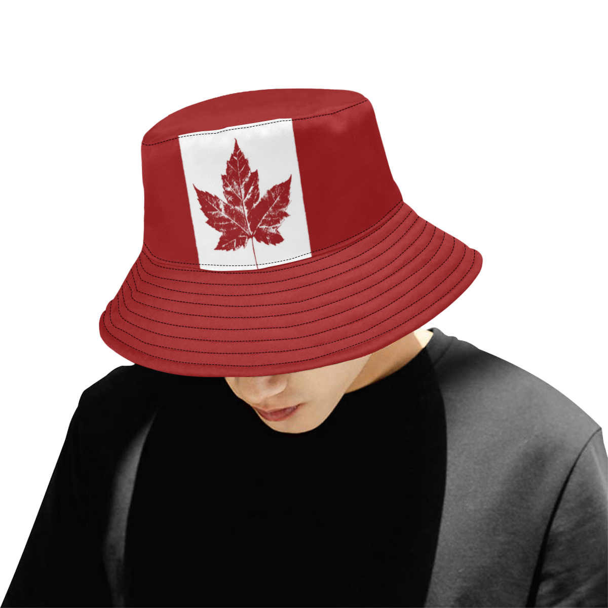 Cool Canada Bucket Hats All Over Print Bucket Hat for Men