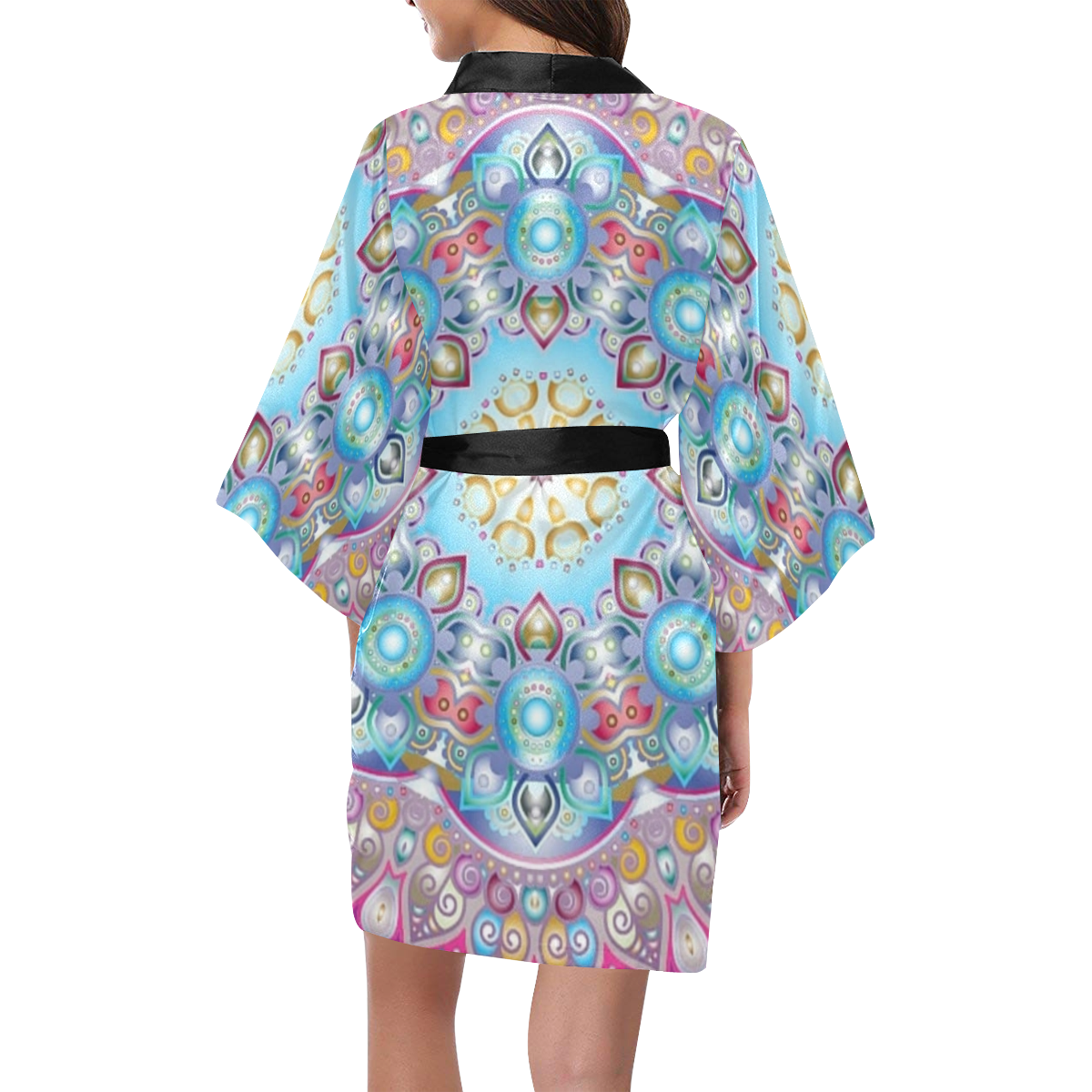MANDALA DIAMONDS ARE FOREVER Kimono Robe