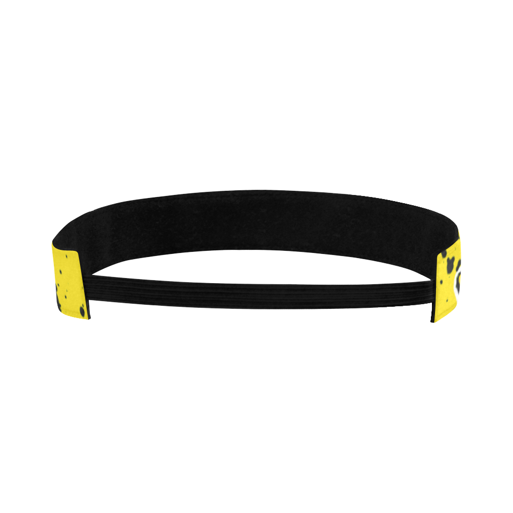 Shapes on a yellow background Sports Headband