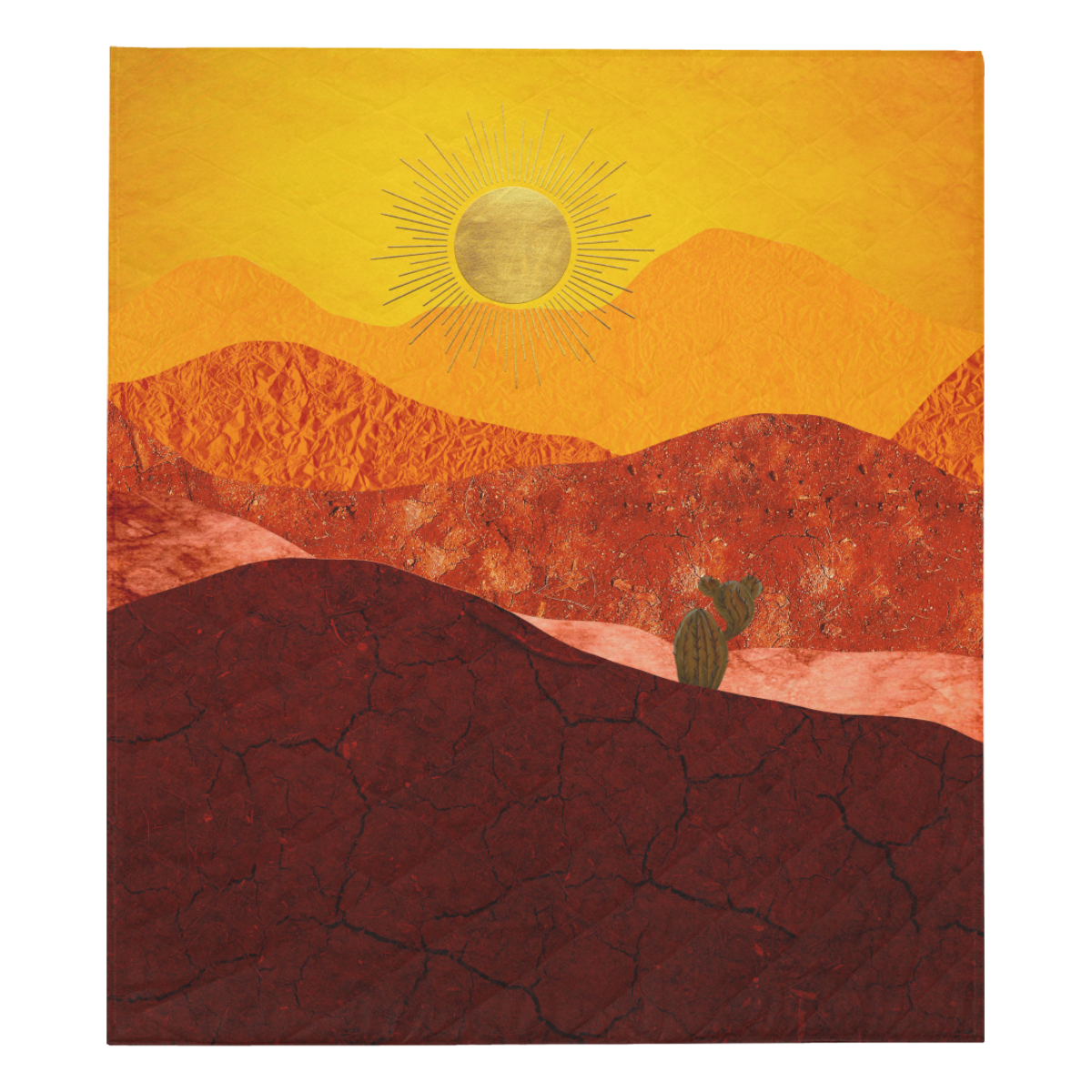 In The Desert Quilt 70"x80"