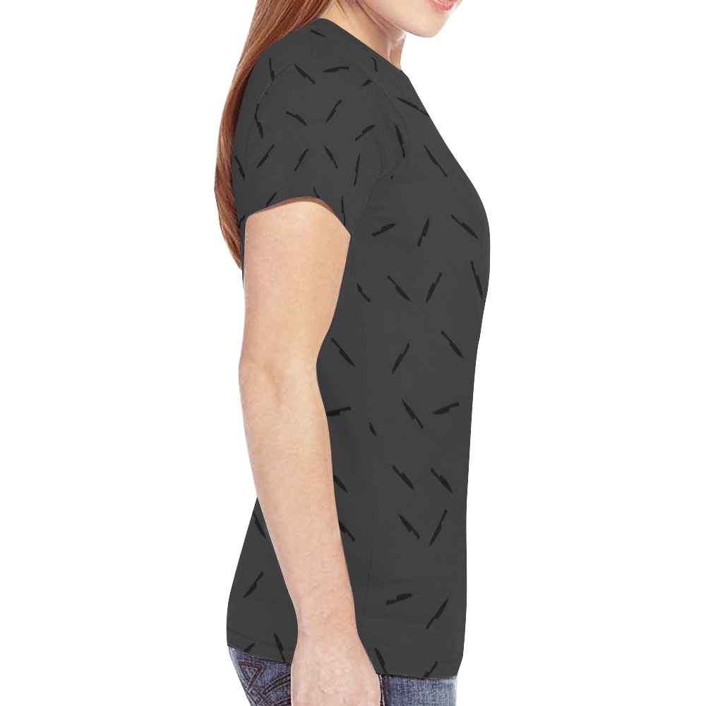 copy New All Over Print T-shirt for Women (Model T45)
