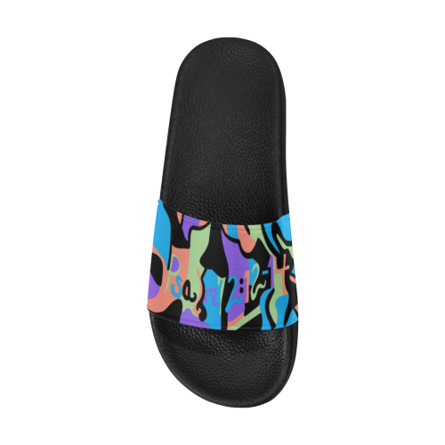 Seen_FlipFlopMenshoe Men's Slide Sandals (Model 057)