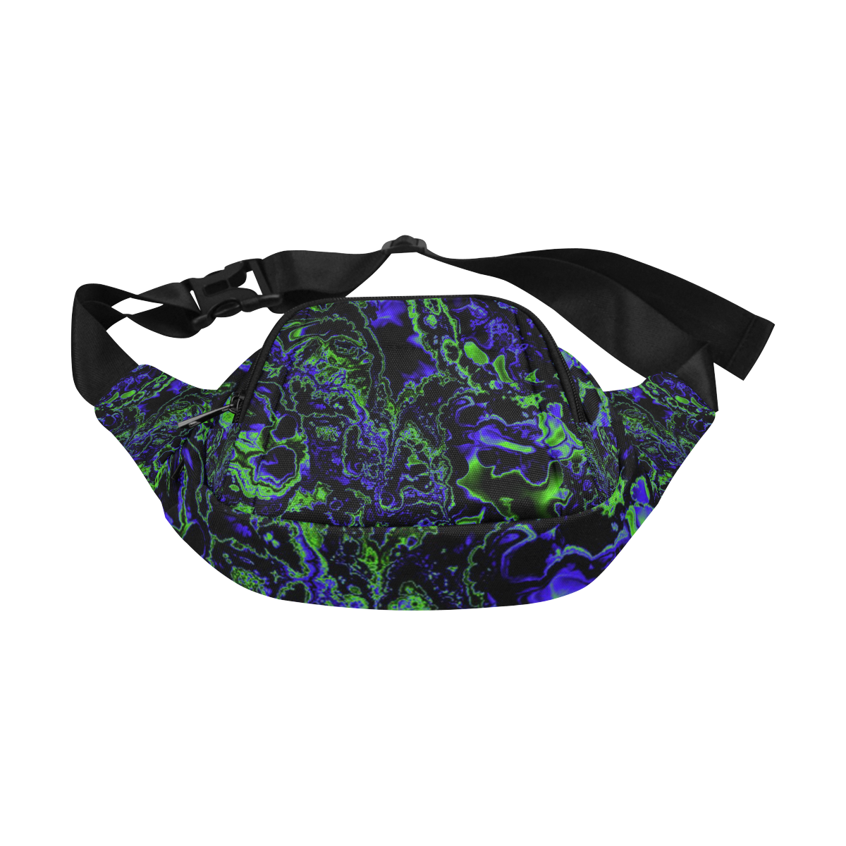 power fractal C by JamColors Fanny Pack/Small (Model 1677)
