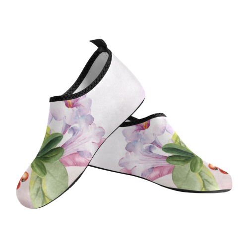 Wonderful flowers Men's Slip-On Water Shoes (Model 056)