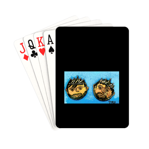 2 King's Playing Cards 2.5"x3.5"