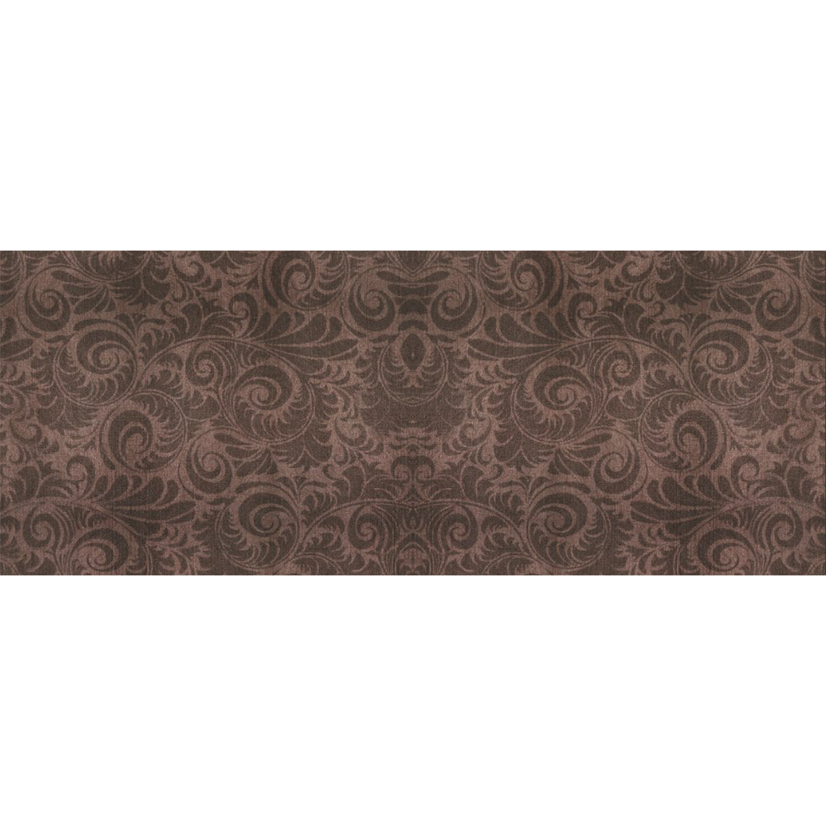 Denim with vintage floral pattern, rich brown Gift Wrapping Paper 58"x 23" (5 Rolls)