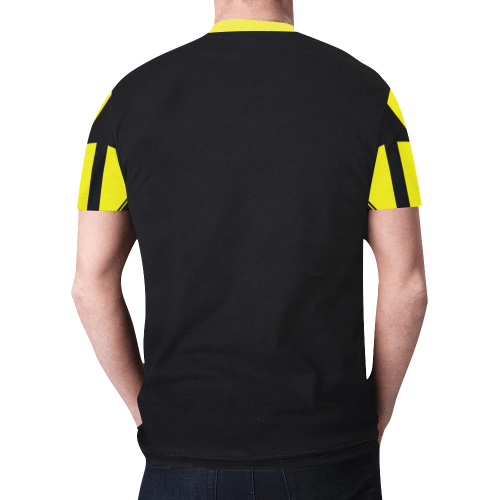 Howard Benjamin Street Racer Yellow New All Over Print T-shirt for Men (Model T45)