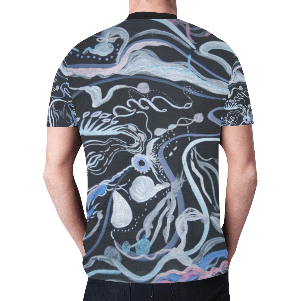 Below the Ocean New All Over Print T-shirt for Men (Model T45)