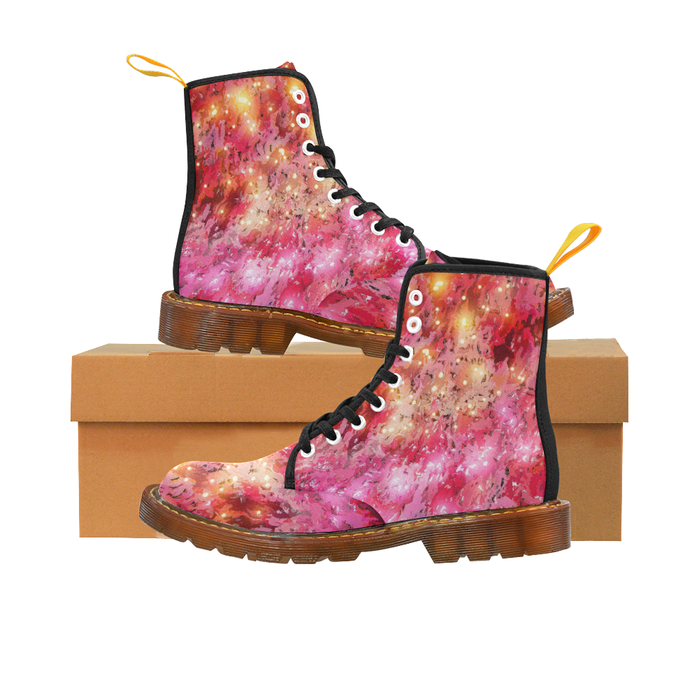 Sparkling Pink by Jera Nour Martin Boots For Women Model 1203H