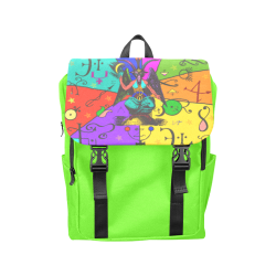Awesome Baphomet Popart Casual Shoulders Backpack (Model 1623)