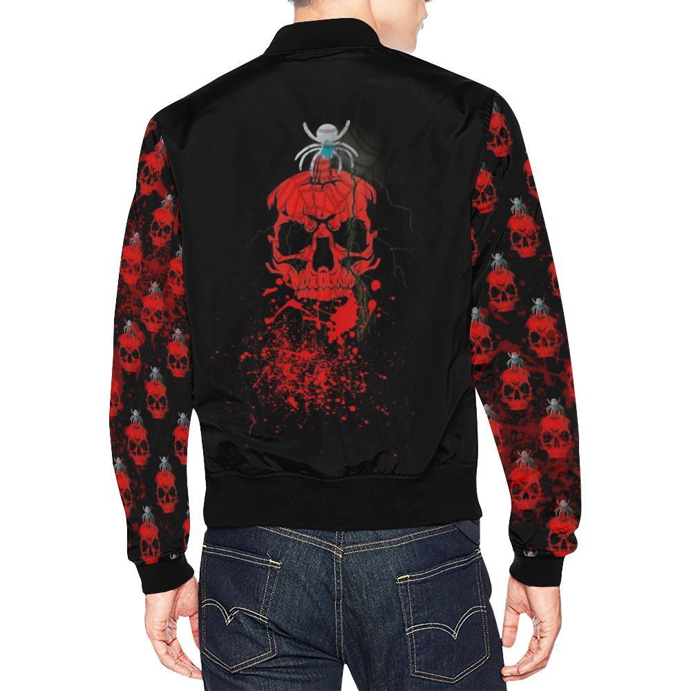 Skull 2020 by Nico Bielow All Over Print Bomber Jacket for Men (Model H19)