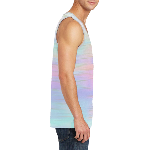 noisy gradient 1 pastel by JamColors Men's All Over Print Tank Top (Model T57)