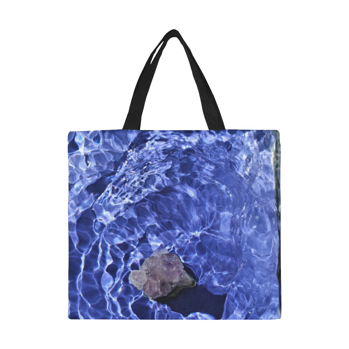 Amethyst Vibes All Over Print Canvas Tote Bag/Large (Model 1699)
