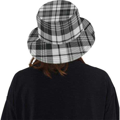 Grey Watch Universal Tartan All Over Print Bucket Hat