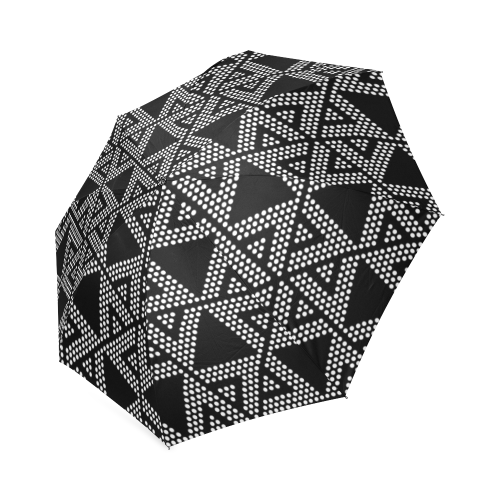 Polka Dots Party Foldable Umbrella (Model U01)