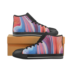 oil_b Women's Classic High Top Canvas Shoes (Model 017)