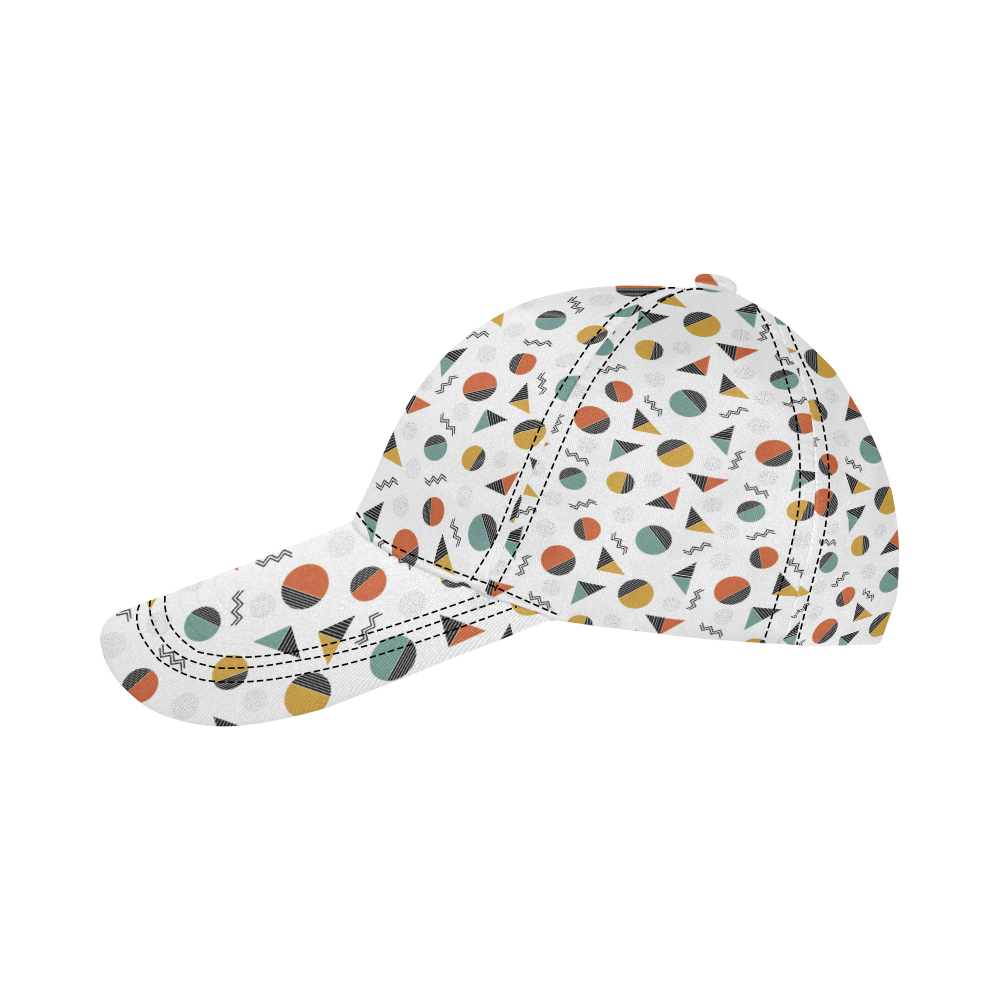 Geo Cutting Shapes All Over Print Dad Cap C (6-Pieces Customization)