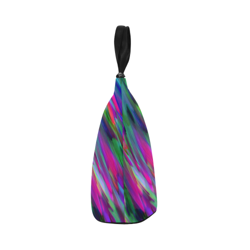 Colorful digital art splashing G400 Nylon Lunch Tote Bag (Model 1670)