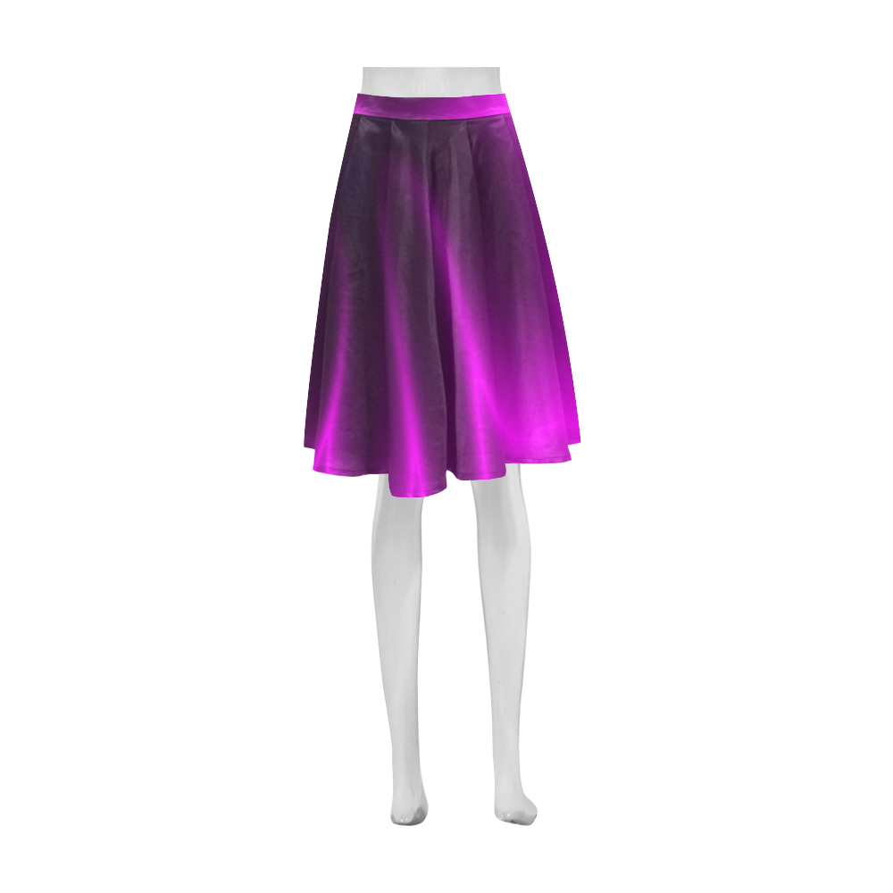 Purple Blossom Athena Women's Short Skirt (Model D15)