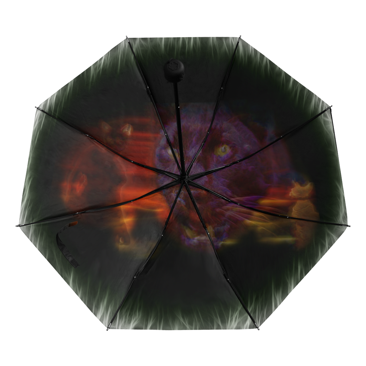 Goddess Bastet In Various Looks Anti-UV Foldable Umbrella (Underside Printing) (U07)
