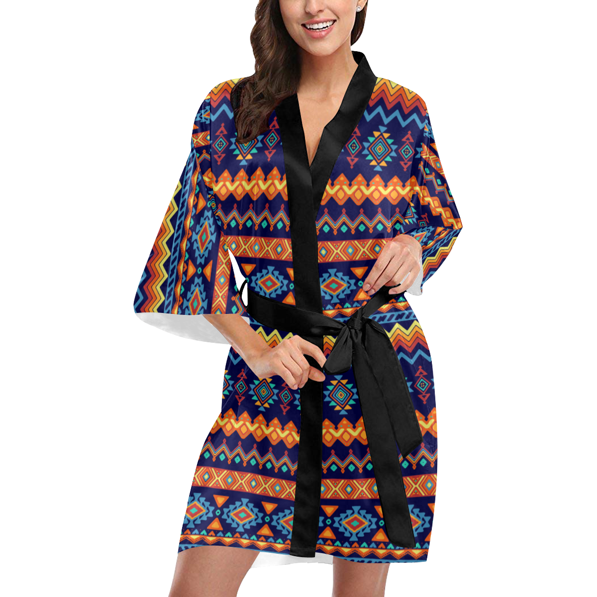 Awesome Ethnic Boho Design Kimono Robe