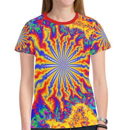 Chaos New All Over Print T-shirt for Women (Model T45)