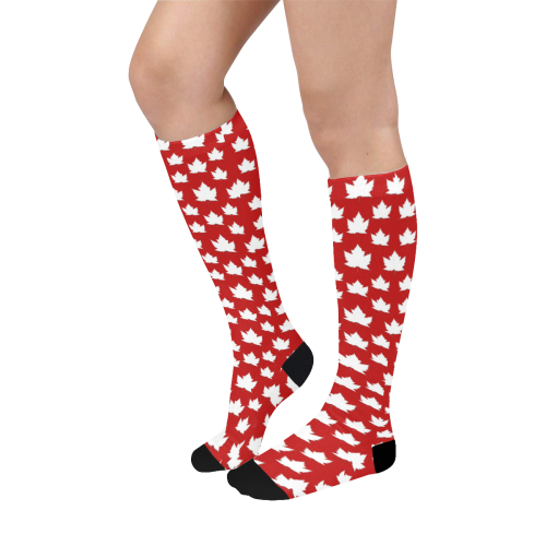 Canada Knee High Socks Cute Over-The-Calf Socks