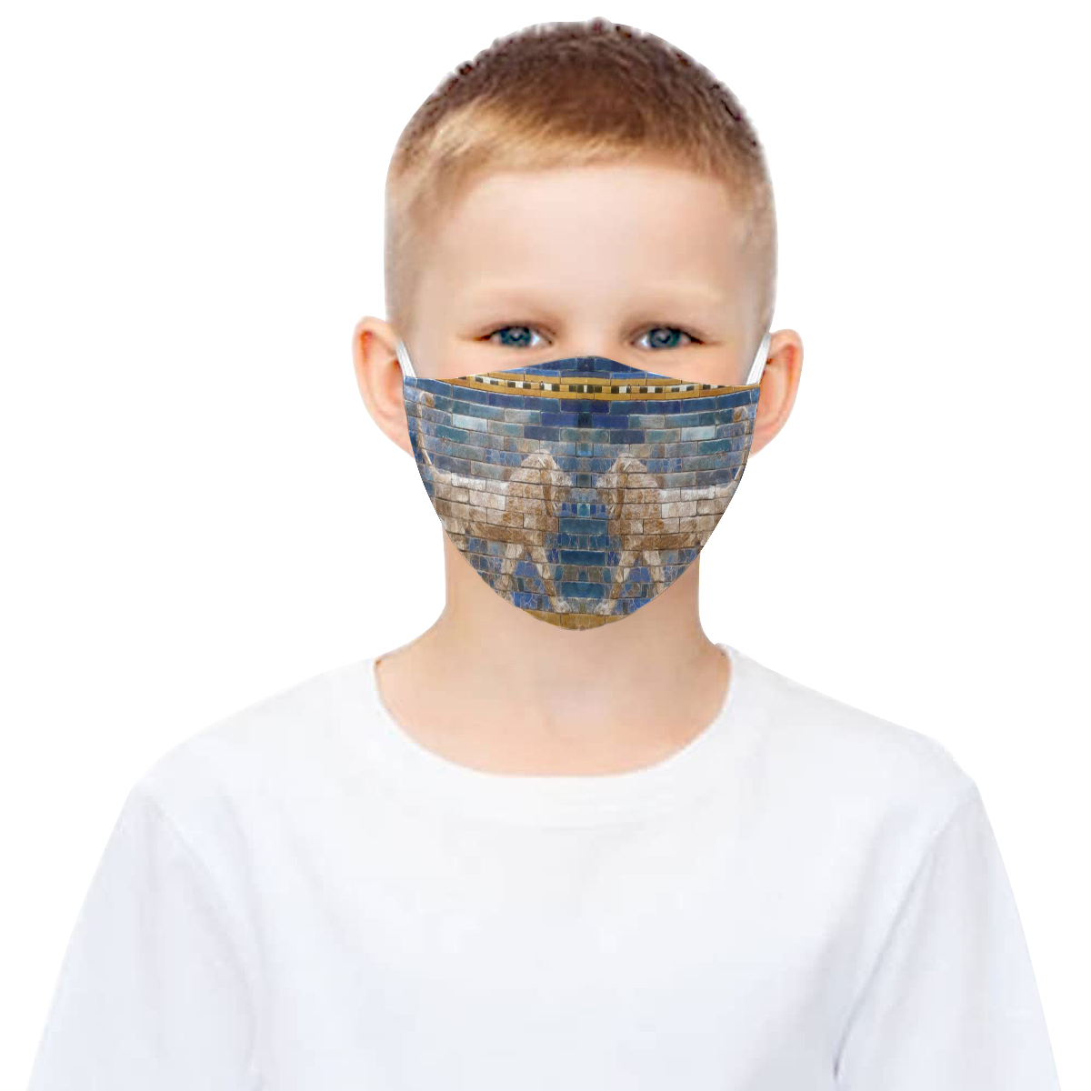 Lions of Babylon 3D Mouth Mask with Drawstring (Pack of 10) (Model M04)