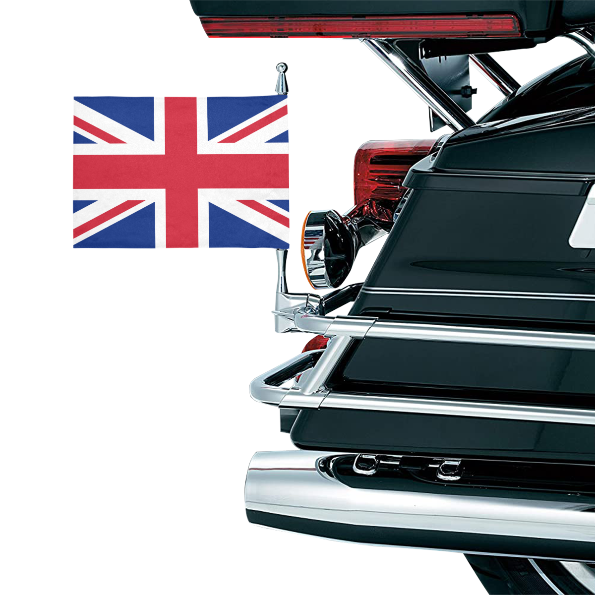 United Kingdom Motorcycle Flag (Twin Sides)