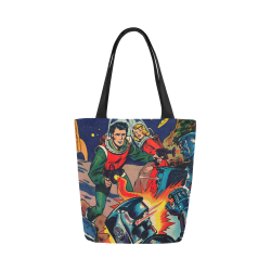 Battle in Space Canvas Tote Bag (Model 1657)