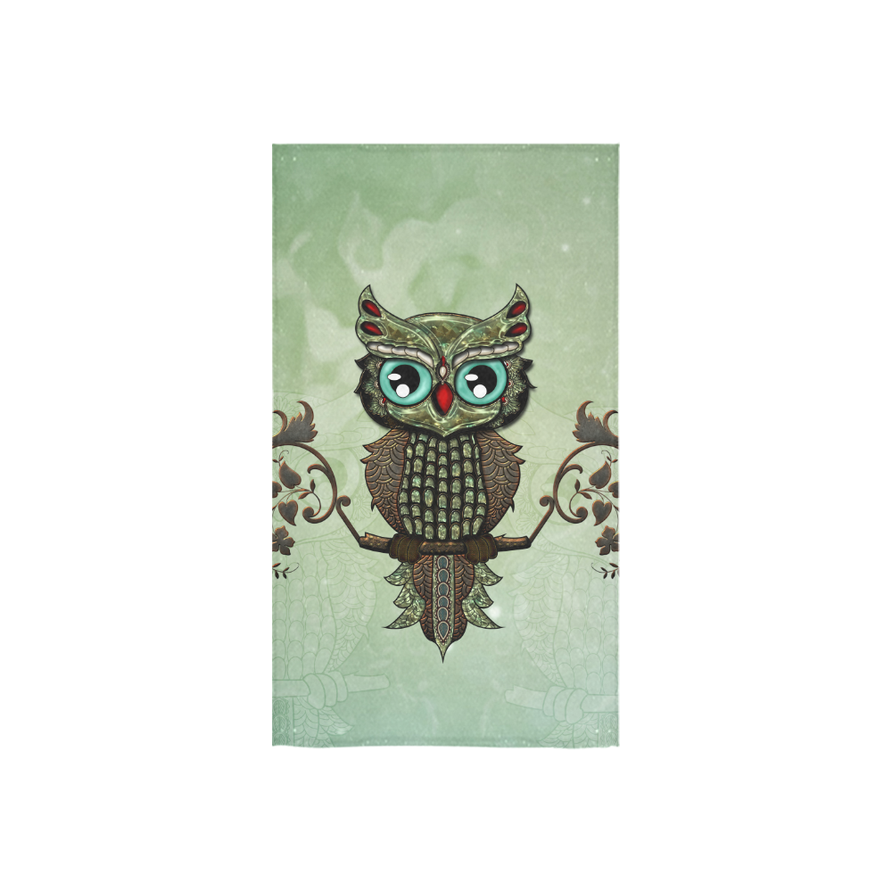 Wonderful owl, diamonds Custom Towel 16"x28"