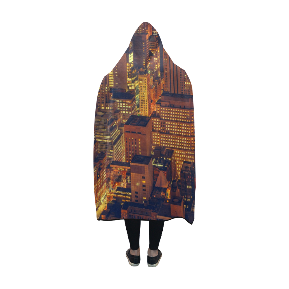 NYC LARGE Hooded Blanket 60''x50''