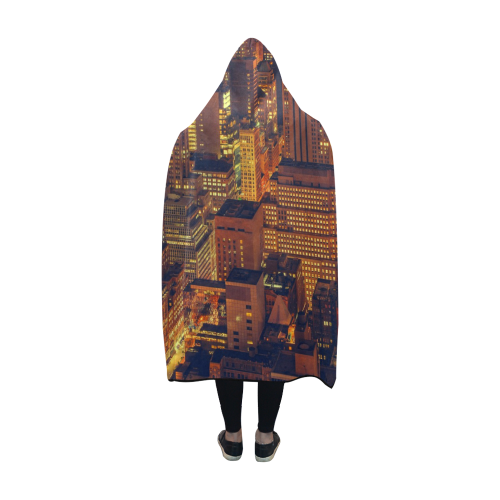 NYC LARGE Hooded Blanket 60''x50''
