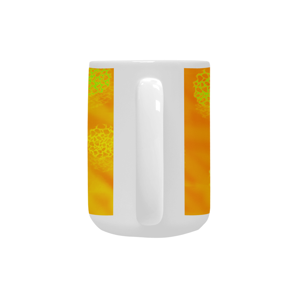 Ripple Gold Custom Ceramic Mug (15OZ)