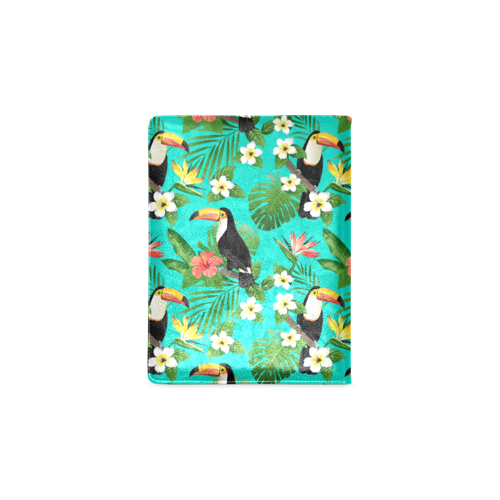Tropical Summer Toucan Pattern Custom NoteBook B5